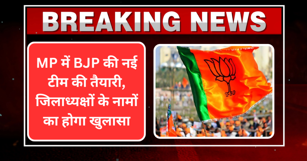 MP में BJP की नई टीम की तैयारी, जिलाध्यक्षों के नामों का होगा खुलासा