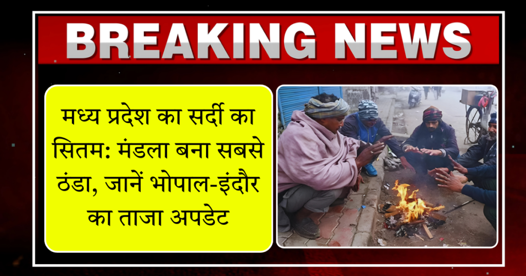 मध्य प्रदेश का सर्दी का सितम मंडला बना सबसे ठंडा, जानें भोपाल-इंदौर का ताजा अपडेट